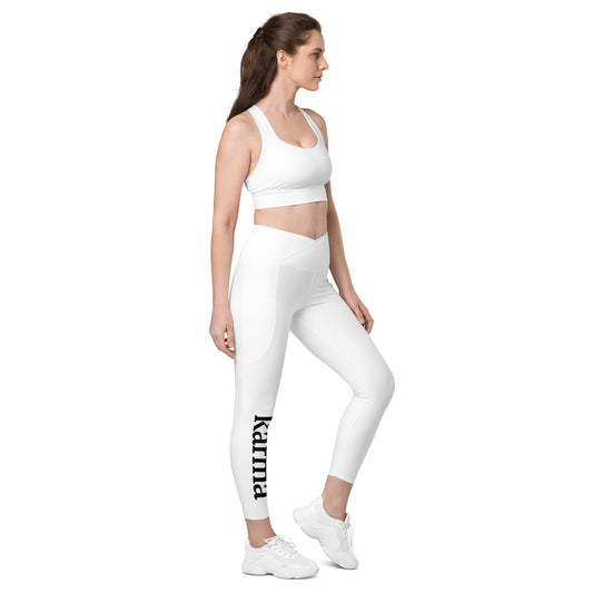 Karma Collection Crossover leggings with pockets