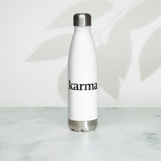 Karma Collection Stainless Steel Water Bottle