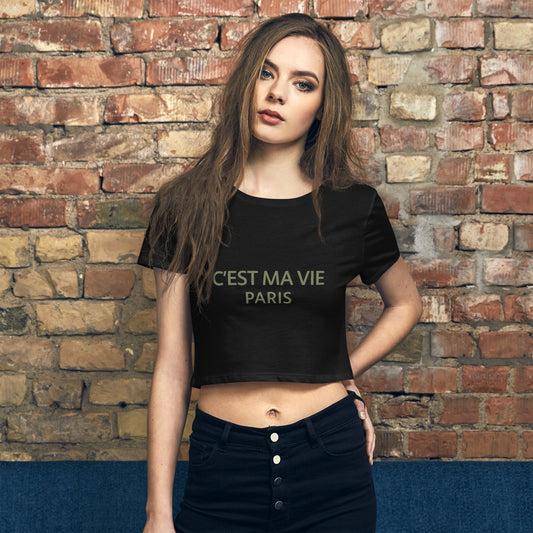 Ma vie collection Women’s Crop Tee