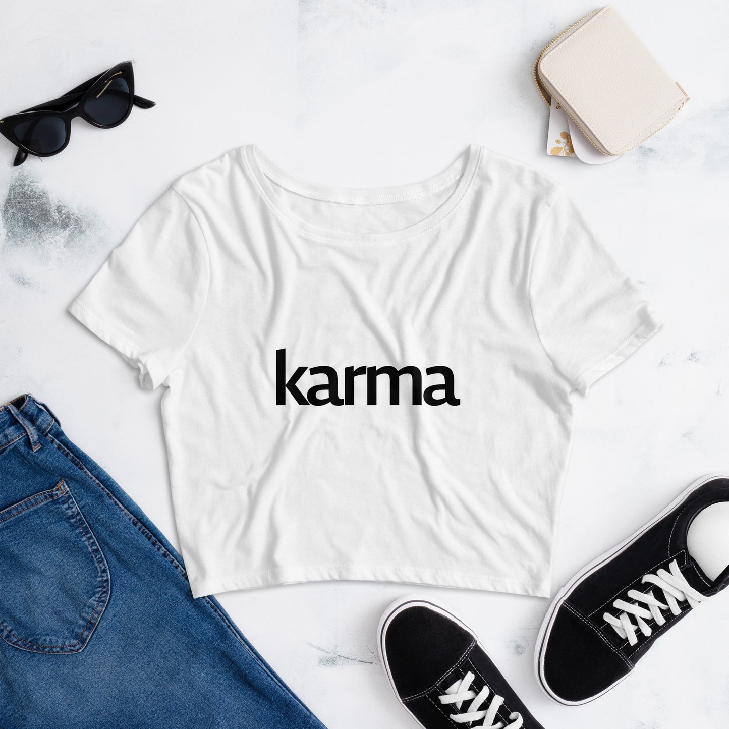 Karma Collection Women’s Crop Tee