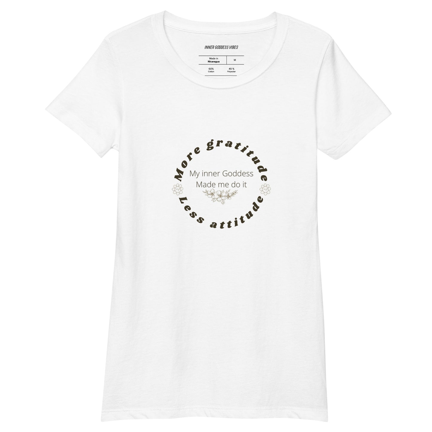 Inner Goddess Collection Women’s fitted t-shirt