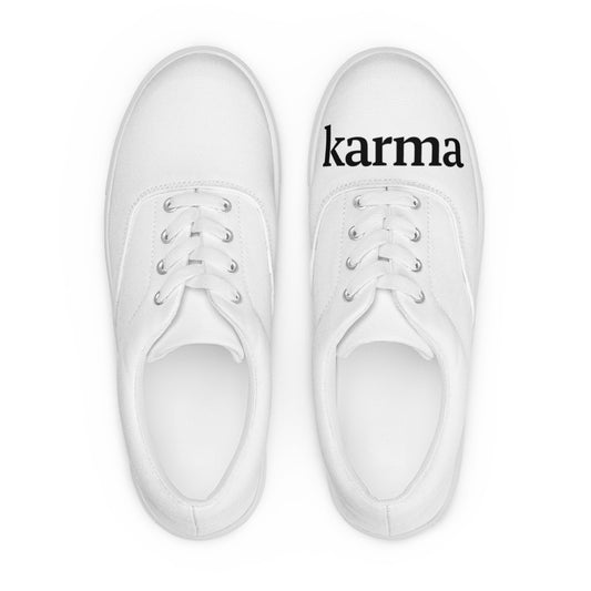 Karma Collection Women’s lace-up canvas shoes