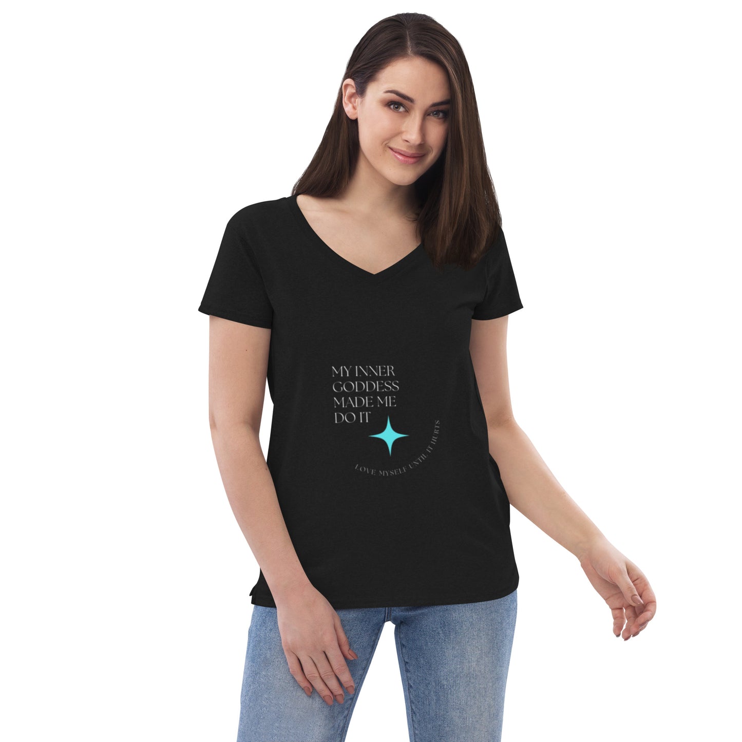 Inner Goddess Collection Women’s v-neck t-shirt