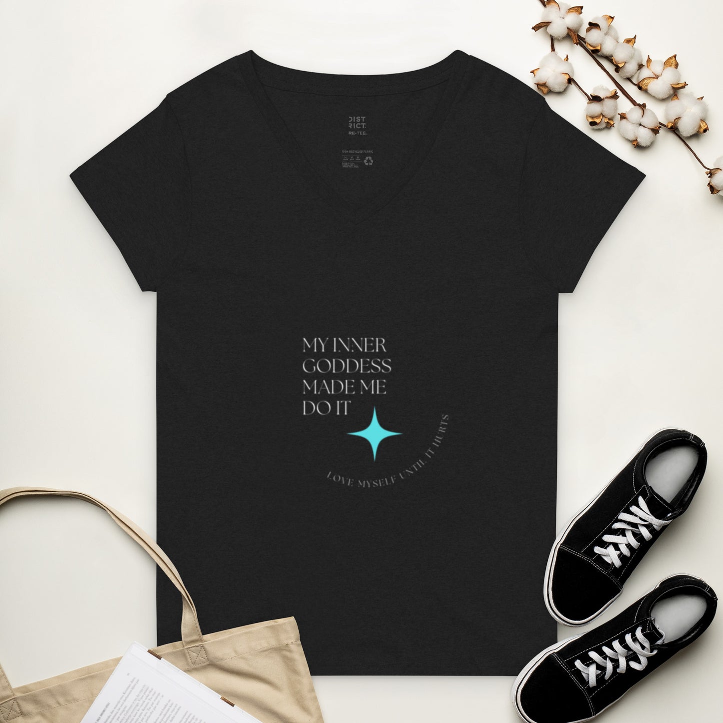 Inner Goddess Collection Women’s v-neck t-shirt