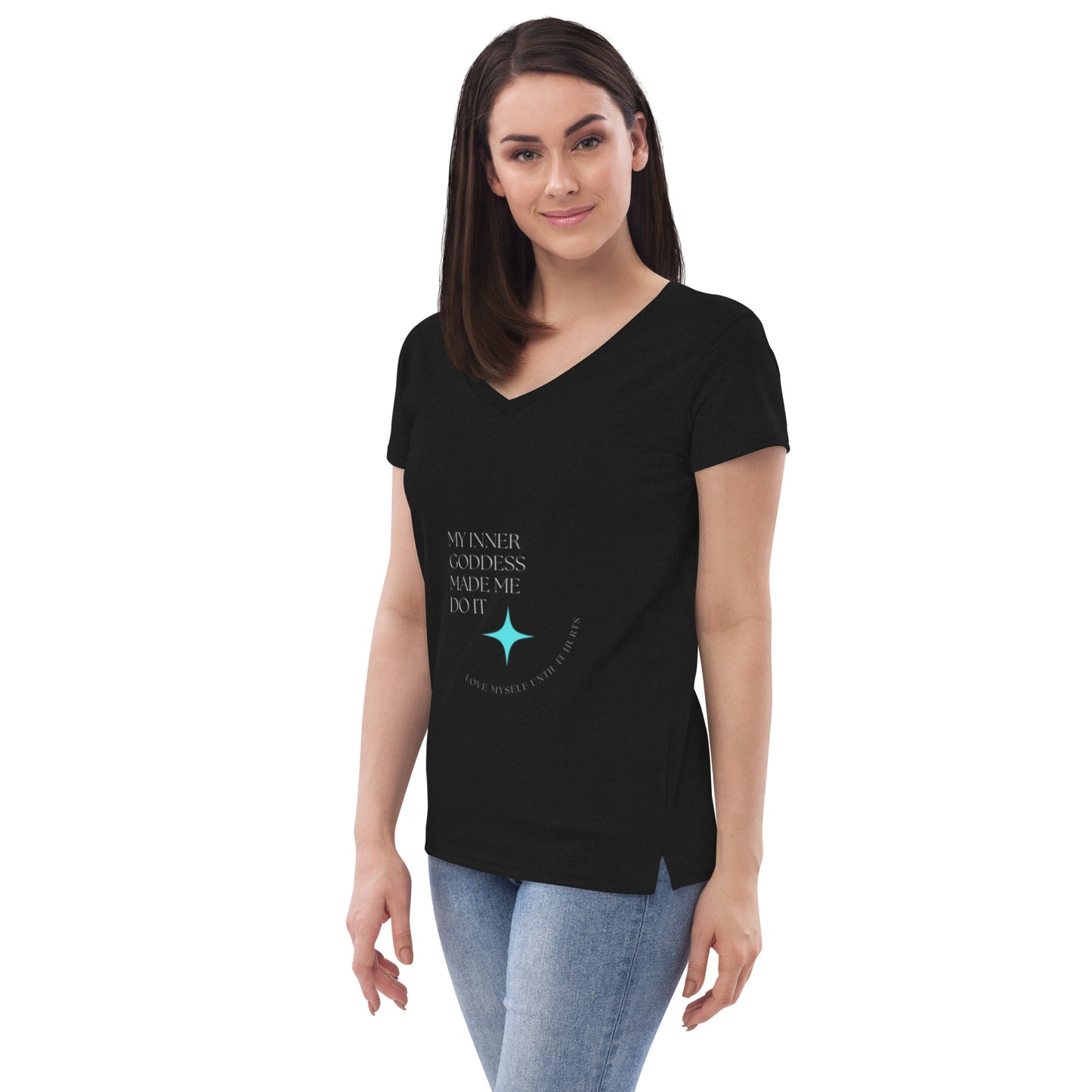 Inner Goddess Collection Women’s v-neck t-shirt